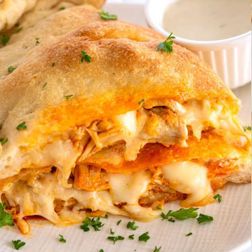 Buffalo Chicken Calzone