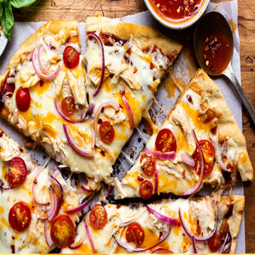 Grilled Chicken Pizza